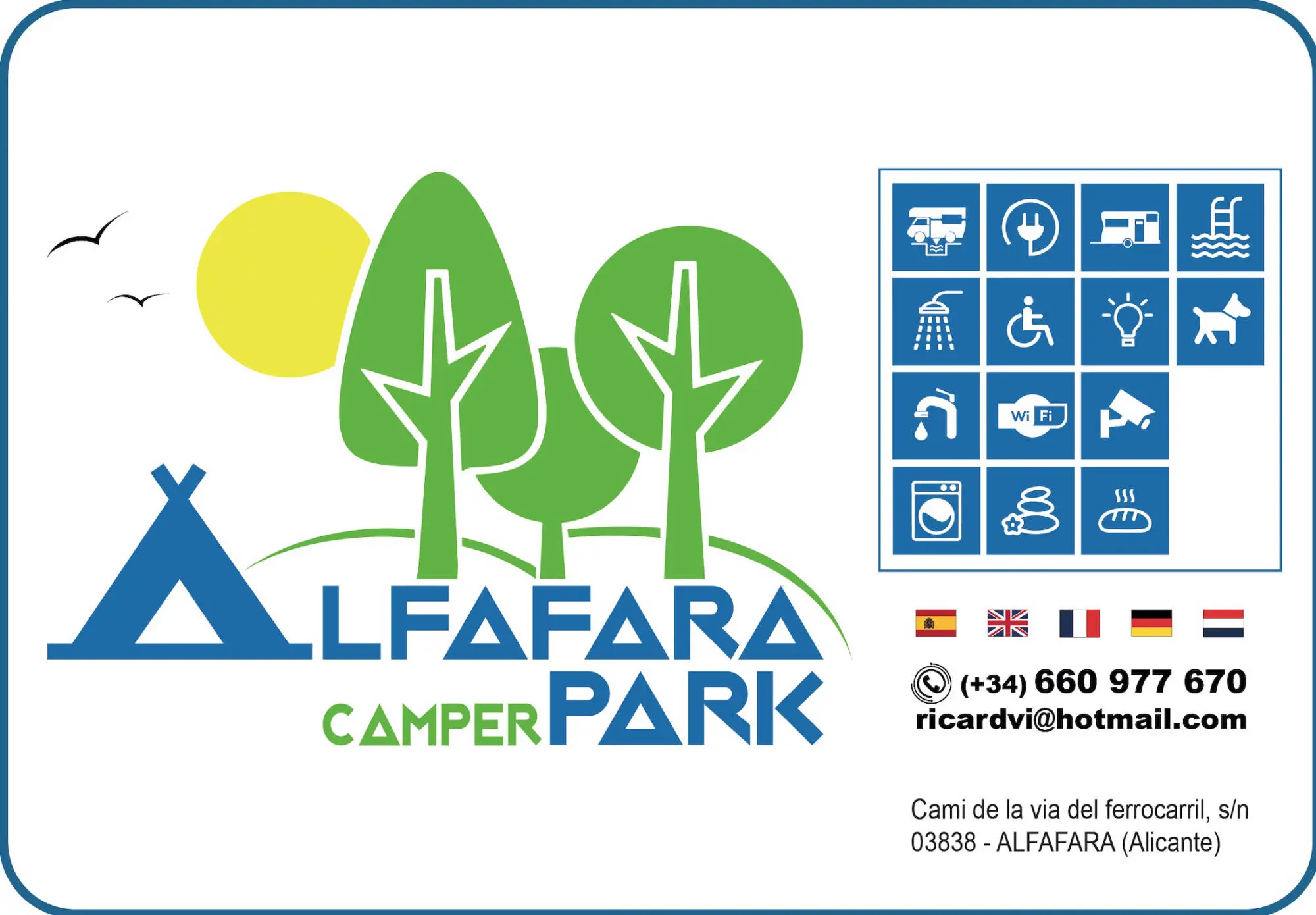 Diseño e impresión de tarjetas de visita y cartel de obra
